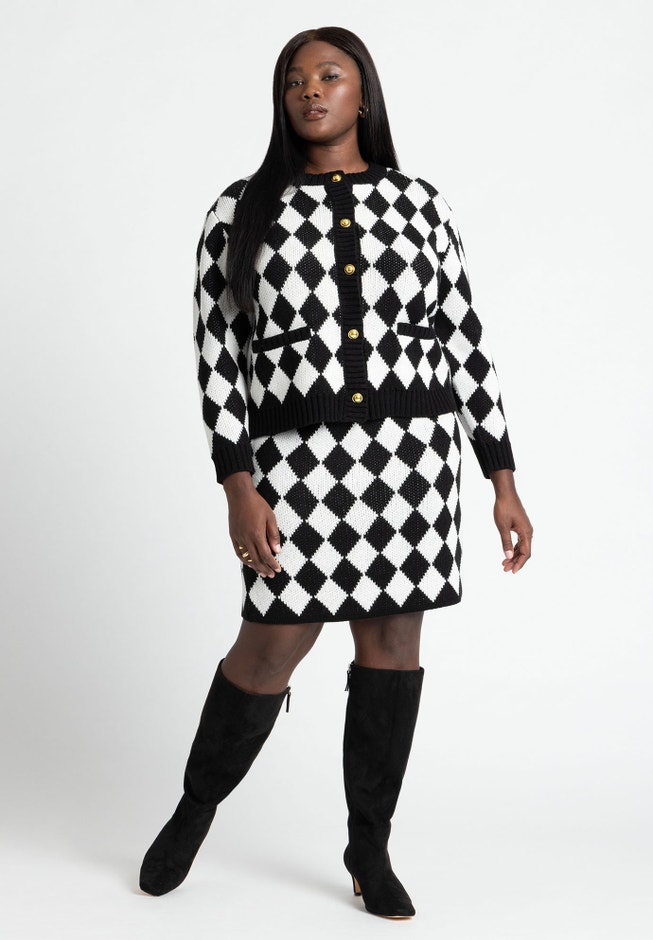 Knit Tweed Jacket image number null